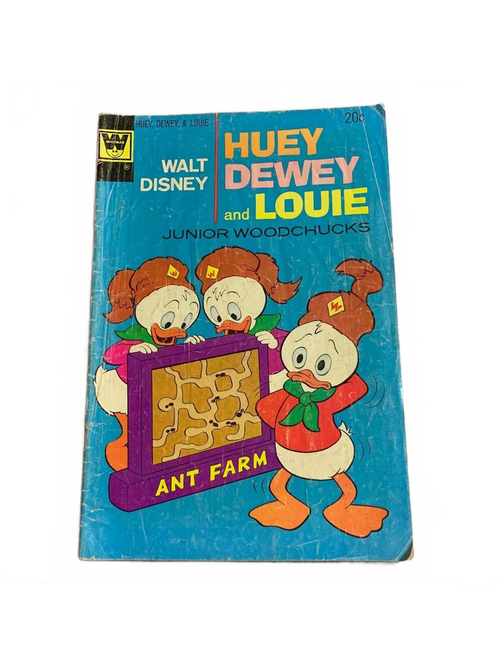 Walt Disney Junior Woodchucks #25 Comic 1974 Huey Dewey Louie Ant Farm